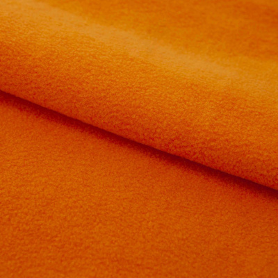 Флис DTY 16-1358, 250 г/м2, шир. 150 см, цвет оранжевый - купить в Альметьевске. Цена 640.46 руб.