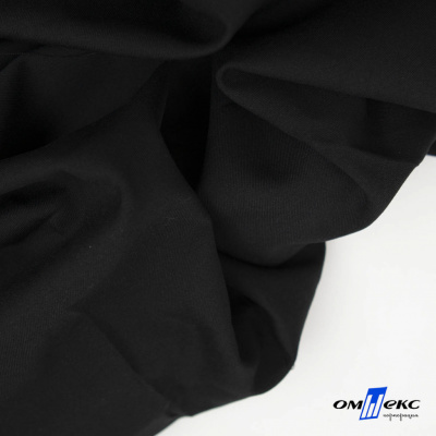 Ткань костюмная "Матте" 80% P, 16% R, 4% S, 170 г/м2, шир.150 см, цв-черный #1 - купить в Альметьевске. Цена 372.90 руб.