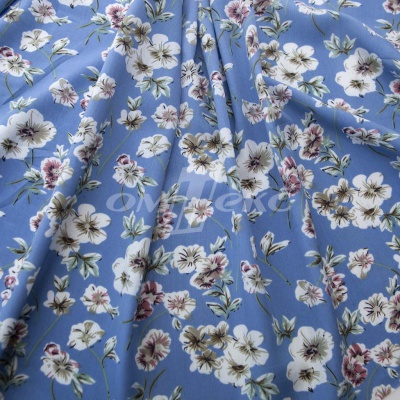 Плательная ткань "Фламенко" 12.1, 80 гр/м2, шир.150 см, принт растительный - купить в Альметьевске. Цена 241.49 руб.