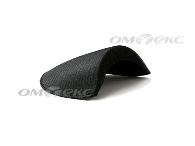 Плечевые накладки OВТ-10, обшитые, цвет чёрный - купить в Альметьевске. Цена: 17.64 руб.