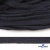 Шнур плетеный d-8 мм плоский, 70% хлопок 30% полиэстер, уп.85+/-1 м, цв.1010-т.синий - купить в Альметьевске. Цена: 735 руб.