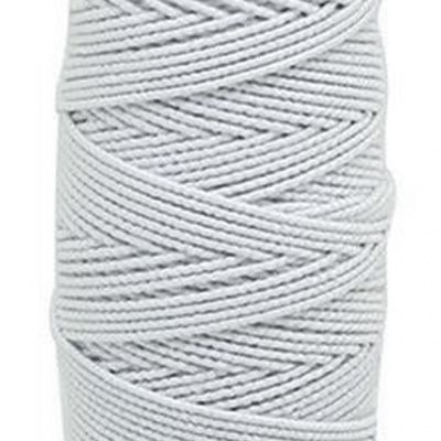 Нитка - резинка Спандекс 25 м (уп-10шт)-белые - купить в Альметьевске. Цена: 35.65 руб.