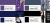 Костюмная ткань "Элис" 18-3921, 200 гр/м2, шир.150см, цвет голубика - купить в Альметьевске. Цена 303.10 руб.