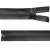 Молния водонепроницаемая PVC Т-7, 90 см, разъемная, цвет (301) т.серый - купить в Альметьевске. Цена: 61.18 руб.