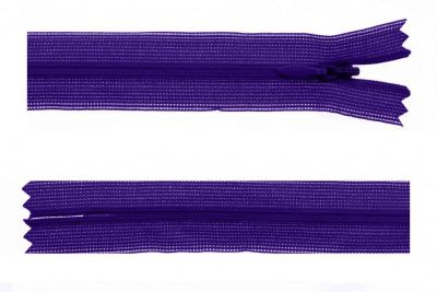 Молния потайная Т3 866, 50 см, капрон, цвет фиолетовый - купить в Альметьевске. Цена: 8.62 руб.