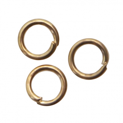 Кольцо  соединительное для бижутерии 4 мм, цв.-золото - купить в Альметьевске. Цена: 0.41 руб.