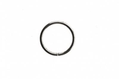 Кольцо металлическое d-15 мм, цв.-никель - купить в Альметьевске. Цена: 2.45 руб.