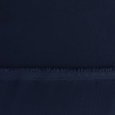 Костюмная ткань "Элис", 220 гр/м2, шир.150 см, цвет т.синий - купить в Альметьевске. Цена 308 руб.