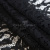 Кружевное полотно #2307, 145 гр/м2, шир.150см, цвет чёрный - купить в Альметьевске. Цена 449.07 руб.