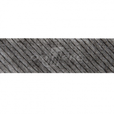 KQ217N -прок.лента нитепрошивная по косой 15мм графит 100м - купить в Альметьевске. Цена: 2.24 руб.
