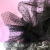 Евро-фатин горох, 100% полиэфир, 15 г/м2, 150 см. 16-167/черный - купить в Альметьевске. Цена 241.13 руб.