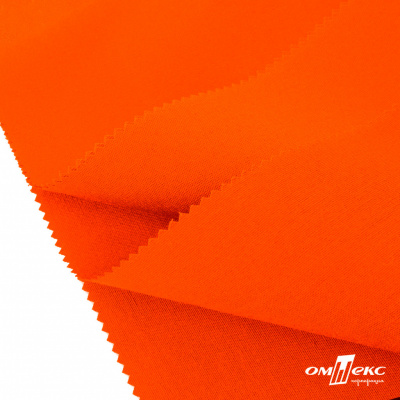 Ткань смесовая для спецодежды "Униформ" 17-1350, 200 гр/м2, шир.150 см, цвет люм.оранжевый - купить в Альметьевске. Цена 138.73 руб.