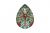 "Кабошоны" - заготовка для рукоделия акриловая фигурная 13 х 18мм - купить в Альметьевске. Цена: 7.32 руб.