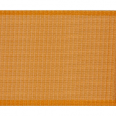 Лента капроновая "Гофре", шир. 110 мм/уп. 50 м, цвет оранжевый - купить в Альметьевске. Цена: 26.93 руб.