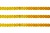 Пайетки "ОмТекс" на нитях, CREAM, 6 мм С / упак.73+/-1м, цв. 92 - золото - купить в Альметьевске. Цена: 484.77 руб.