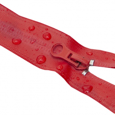 Молния водонепроницаемая PVC Т-7, 90 см, разъемная, цвет (820) красный - купить в Альметьевске. Цена: 61.18 руб.