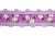 Тесьма декоративная 0385-6169, шир. 25 мм/уп. 22,8+/-1 м, цвет 01-фиолетовый - купить в Альметьевске. Цена: 387.43 руб.