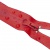 Молния водонепроницаемая PVC Т-7, 20 см, неразъемная, цвет (820)-красный - купить в Альметьевске. Цена: 21.56 руб.