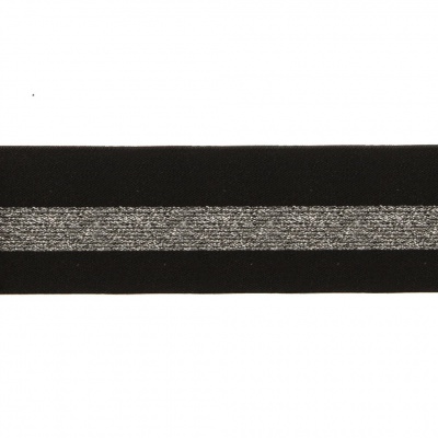 #2/6-Лента эластичная вязаная с рисунком шир.52 мм (45,7+/-0,5 м/бобина) - купить в Альметьевске. Цена: 69.33 руб.