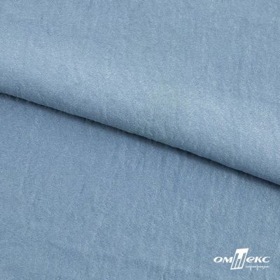 Ткань плательная Муар, 100% полиэстер,165 (+/-5) гр/м2, шир. 150 см, цв. Серо-голубой - купить в Альметьевске. Цена 215.65 руб.