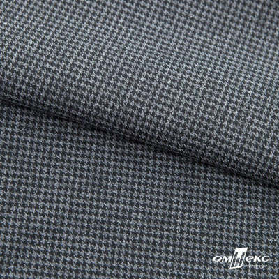 Ткань костюмная Пье-де-пуль 24013, 210 гр/м2, шир.150см, цвет чёрн/св.серый - купить в Альметьевске. Цена 334.18 руб.