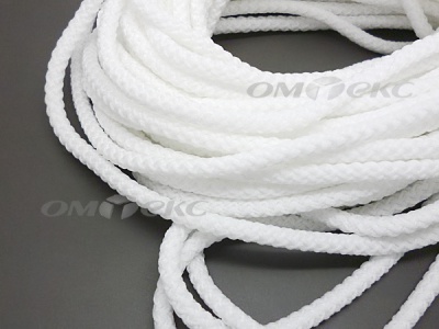 Шнур 1с35 4 мм крупное плетение 200 м белый - купить в Альметьевске. Цена: 1.10 руб.