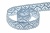 Тесьма кружевная 0621-1346А, шир. 13 мм/уп. 20+/-1 м, цвет 132-голубой - купить в Альметьевске. Цена: 569.26 руб.
