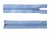 Спиральная молния Т5 351, 75 см, автомат, цвет св.голубой - купить в Альметьевске. Цена: 16.28 руб.