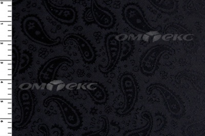Ткань подкладочная жаккард Р14098, чёрный, 85 г/м2, шир. 150 см, 230T - купить в Альметьевске. Цена 166.45 руб.