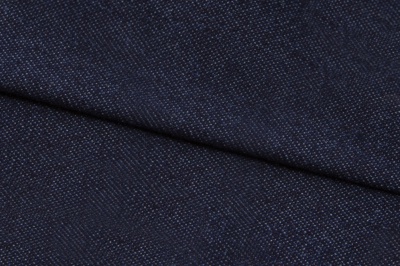 Ткань джинсовая №96, 160 гр/м2, шир.148см, цвет т.синий - купить в Альметьевске. Цена 350.42 руб.