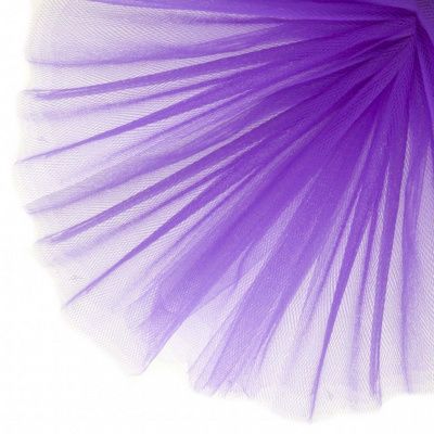 Фатин матовый 16-85, 12 гр/м2, шир.300см, цвет фиолетовый - купить в Альметьевске. Цена 96.31 руб.