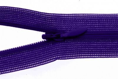 Молния потайная Т3 866, 50 см, капрон, цвет фиолетовый - купить в Альметьевске. Цена: 8.71 руб.