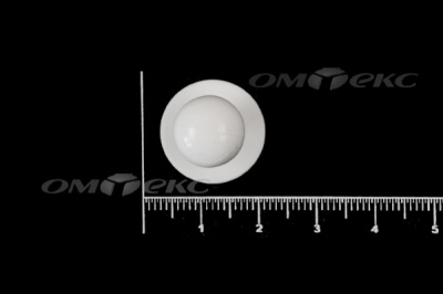 Пуговица поварская "Пукля", 10 мм, цвет белый - купить в Альметьевске. Цена: 2.28 руб.