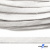 Шнур плетеный d-8 мм плоский, 70% хлопок 30% полиэстер, уп.85+/-1 м, цв.1018-белый - купить в Альметьевске. Цена: 735 руб.