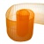 Лента капроновая "Гофре", шир. 110 мм/уп. 50 м, цвет оранжевый - купить в Альметьевске. Цена: 26.93 руб.