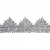 Тесьма металлизированная 0384-0240, шир. 40 мм/уп. 25+/-1 м, цвет серебро - купить в Альметьевске. Цена: 490.74 руб.