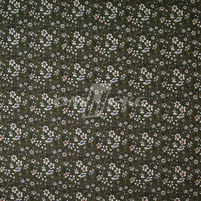 Плательная ткань "Фламенко" 11.2, 80 гр/м2, шир.150 см, принт растительный - купить в Альметьевске. Цена 259.21 руб.