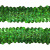 Тесьма с пайетками D4, шир. 30 мм/уп. 25+/-1 м, цвет зелёный - купить в Альметьевске. Цена: 1 087.39 руб.