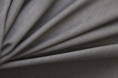 Костюмная ткань с вискозой "Флоренция", 195 гр/м2, шир.150см, цвет св.серый - купить в Альметьевске. Цена 491.97 руб.