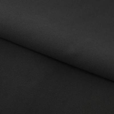Костюмная ткань "Элис", 200 гр/м2, шир.150см, цвет чёрный - купить в Альметьевске. Цена 306.20 руб.