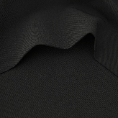 Костюмная ткань с вискозой "Меган", 210 гр/м2, шир.150см, цвет чёрный - купить в Альметьевске. Цена 378.55 руб.