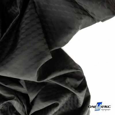 Ткань подкладочная Жаккард PV2416932, 93г/м2, 145 см,черный - купить в Альметьевске. Цена 241.46 руб.