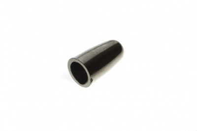 8100-Наконечник пластиковый под металл 15 мм-тем.никель - купить в Альметьевске. Цена: 2.45 руб.