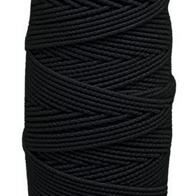 Нитка - резинка Спандекс 25 м (уп-10шт)-чёрные - купить в Альметьевске. Цена: 36.02 руб.
