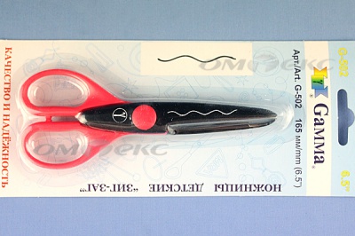 Ножницы G-502 детские 165 мм - купить в Альметьевске. Цена: 292.21 руб.