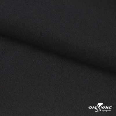 Трикотажное полотно "Монне" 100% полиэстр, 152см, 350 г/м2, чёрный, м - купить в Альметьевске. Цена 385 руб.