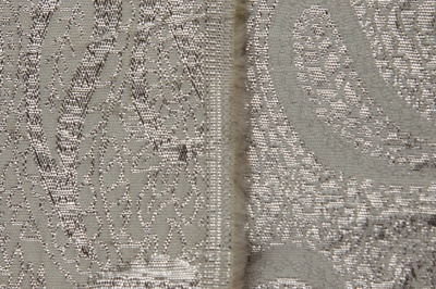 Ткань костюмная жаккард, 135 гр/м2, шир.150см, цвет белый№19 - купить в Альметьевске. Цена 441.94 руб.