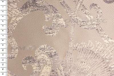 Портьерная ткань J90155, col.0205-бежевый (310 см) - купить в Альметьевске. Цена 778.99 руб.