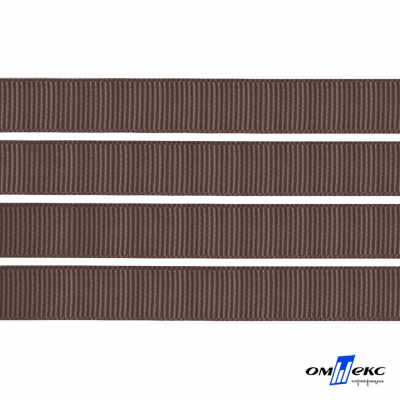 Репсовая лента 005, шир. 6 мм/уп. 50+/-1 м, цвет коричневый - купить в Альметьевске. Цена: 88.45 руб.