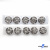 119-01 Кнопки пришивные декоративные металл 21 мм, цв.-никель - купить в Альметьевске. Цена: 21.54 руб.
